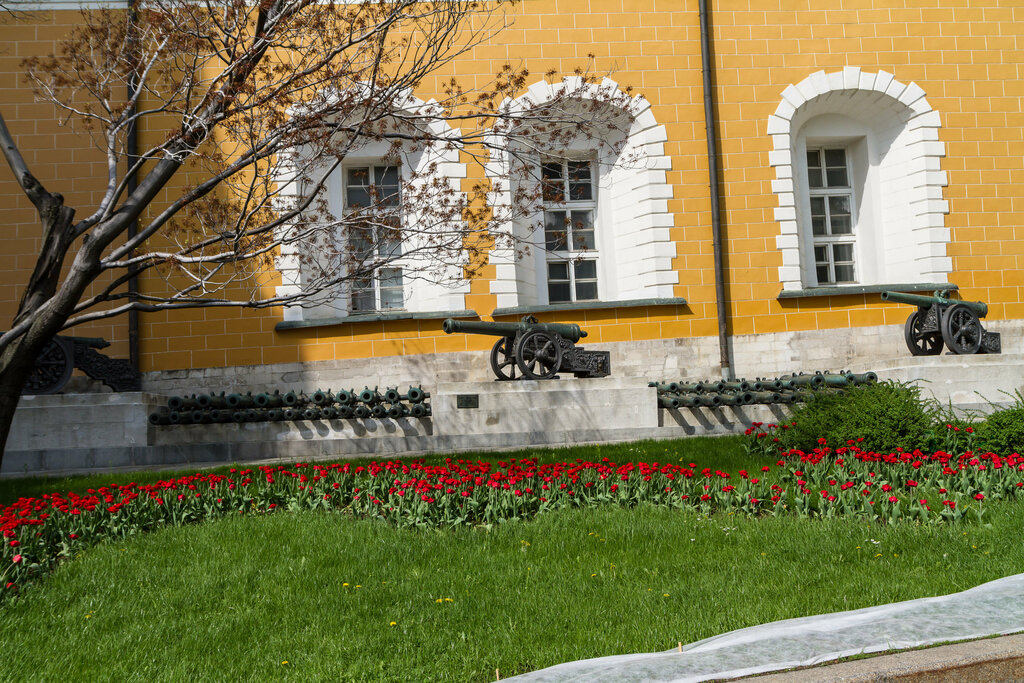 نصب للتكنولوجيا 95 mm bronze cannon Wolf ، موسكو، صورة