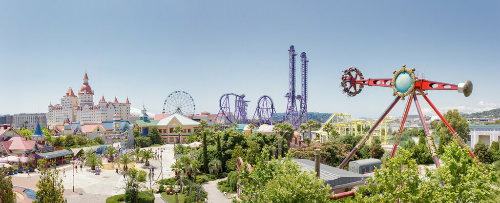 Amusement park Sochi Park, Krasnodarski krayı, foto