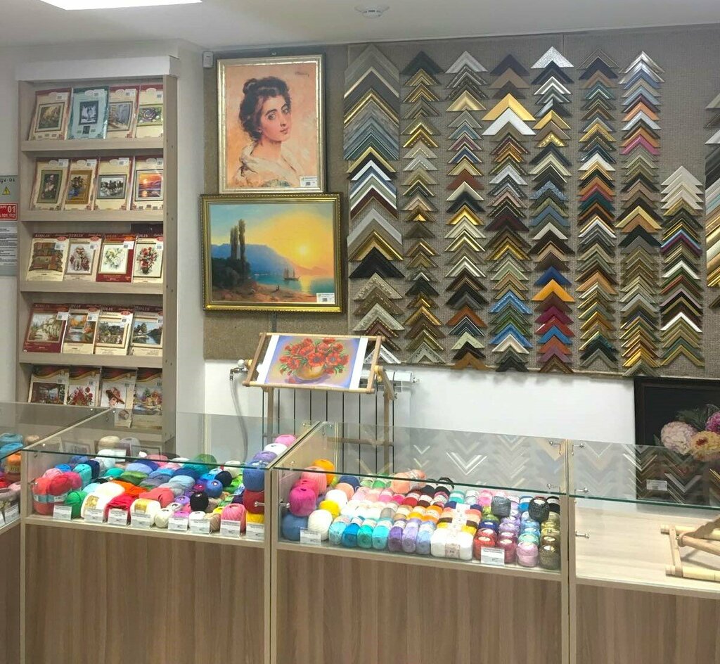 Hobi, elişi için ürünler Yarn Market, Çeliabinsk, foto