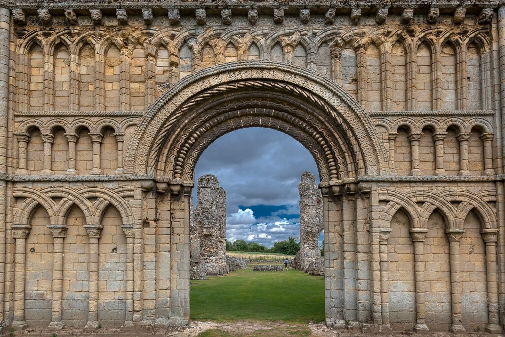 Landmark, attraction Castle Acre Priory, England, photo