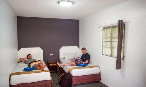 Гостиница Asia Blue - Beach Hostel Hacienda - Budget Double Room