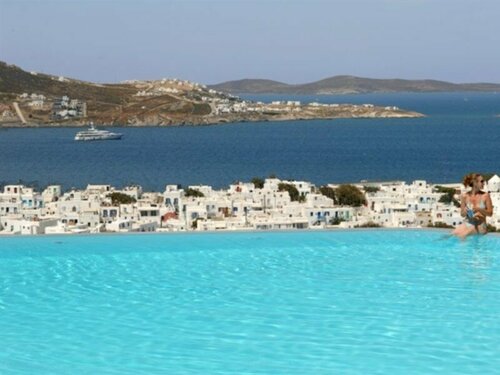 Внешний вид отеля Vencia в Миконосе, фото 4