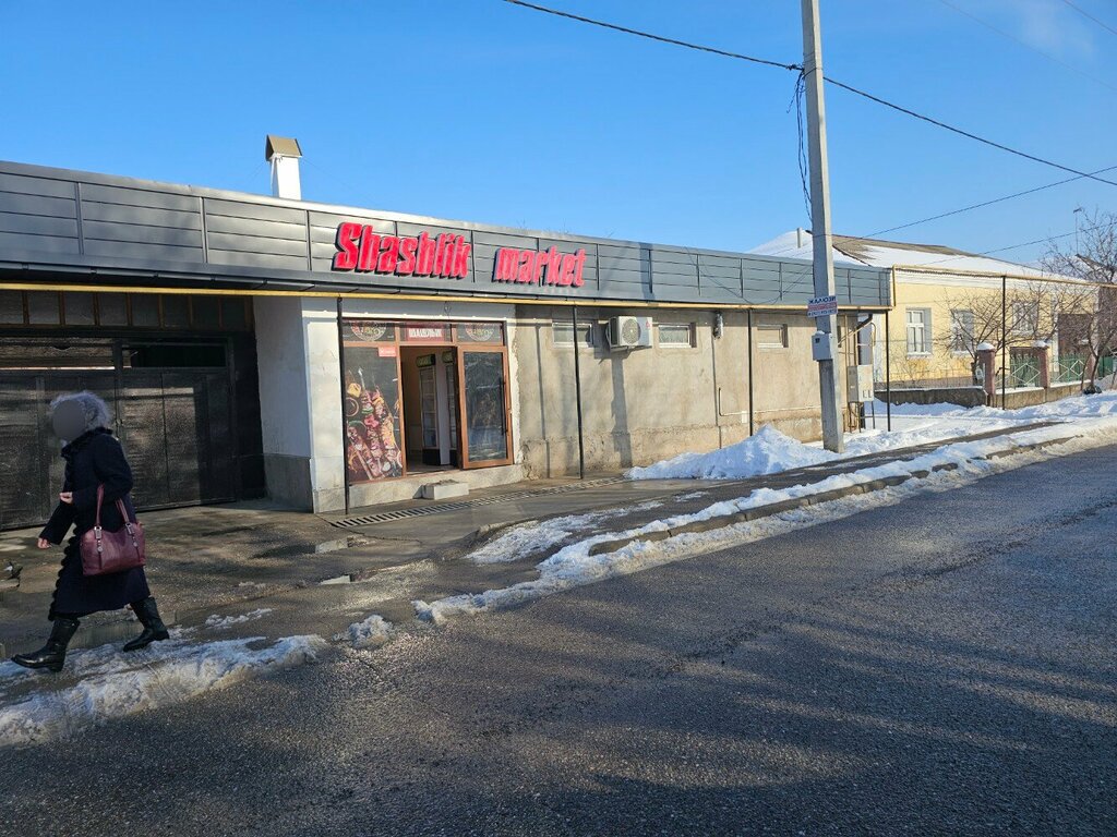 Fast food Shashlik Market, Chimkent, photo