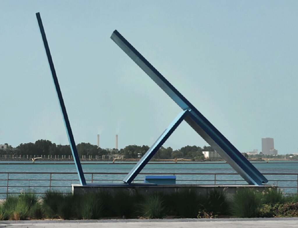 معلم جذب سياحي التوازن في الهواء ، جدة، صورة