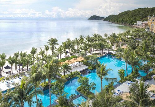 Внешний вид отеля Jw Marriott Phu Quoc Emerald Bay Resort & SPA в Фукуоке, фото 5