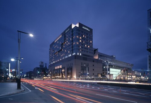 Внешний вид отеля Hotel Okura Fukuoka в Фукуоке, фото 4