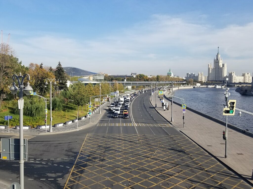 Landmark, attraction Moskvoretskaya Embankment, Moscow, photo