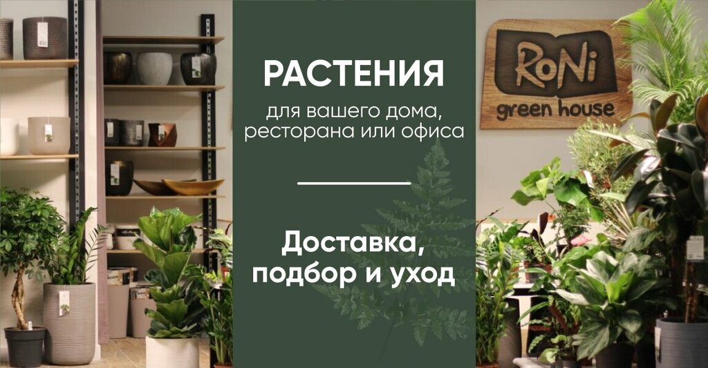 Гүлдер дүкені Roni Green House, Мәскеу, фото