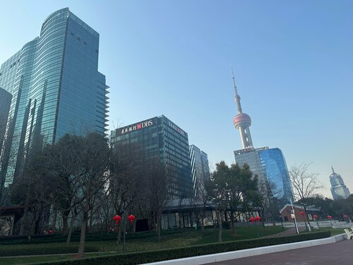 Внешний вид отеля Grand Kempinski Hotel Shanghai в Пудуне, фото 5