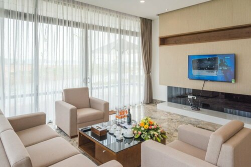Гостиница Flamingo Dai Lai Resort Vila Tu Nhan BBQ в Виньйене