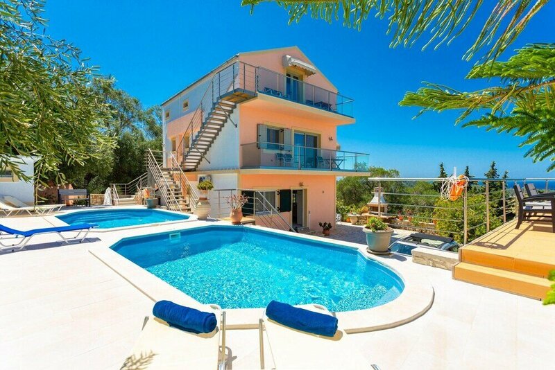 Гостиница Villa Stephania Private Pool Walk to Beach Sea Views A C Wifi - 2890