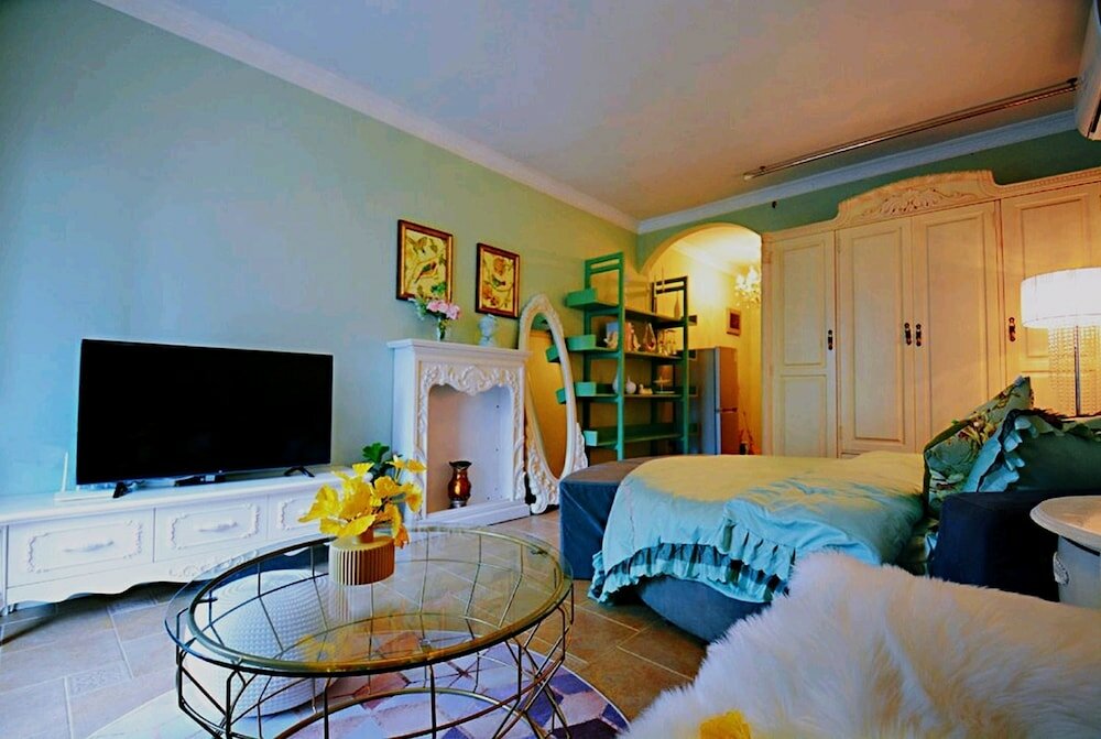 Фото Avatar Green Queen Round Bed High Rise View Futian