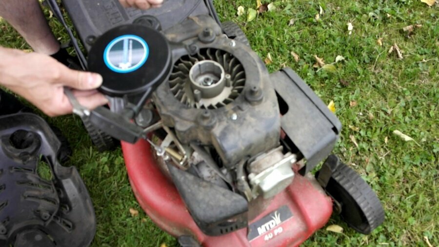 Как снять двигатель газонокосилки Ремонт бензо инструмента, tool repair, Mytischi, Kommunisticheskaya ulitsa, 25Гк