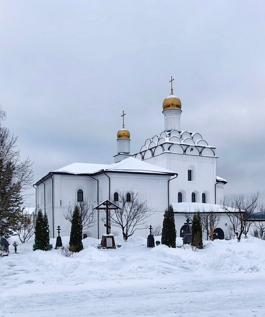 Orthodox church Tserkov Antoniya i Feodosiya Pecherskikh V Uspenskom Svenskom monastyre, Bryansk Oblast, photo