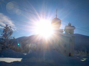 Богородицкая церковь (Магаданская область, Ягоднинский муниципальный округ, посёлок городского типа Синегорье), православный храм в Магаданской области