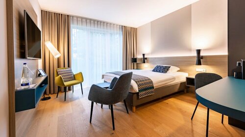 Внешний вид отеля Best Western Plus Parkhotel Maximilian Ottobeuren в Оттобойрене, фото 2