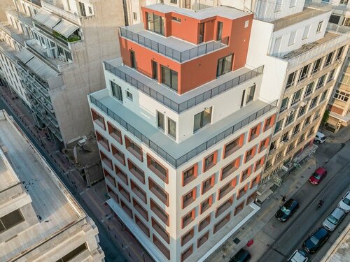 Гостиница Sanders Port - Majest Studio With Roof-top Terrace в Пирее