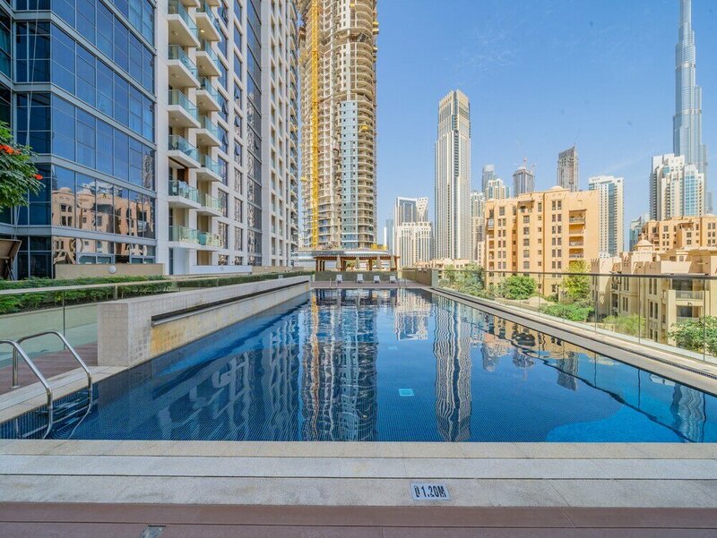 Апартаменты Monty - Super Chic Apartment With Views on Burj Khalifa в Дубае