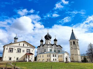Zelenetsky Troitsky muzhskoy monastyr (Leningrad Region, Volkhovskiy rayon, Usadishchenskoye selskoye poseleniye, posyolok Zelenets), monastery, convent, abbey