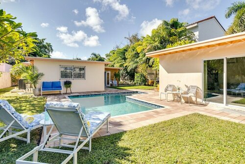 Гостиница West Palm Beach Home w Pool, 3 Mi to Beaches! в Уэст-Палм-Бич