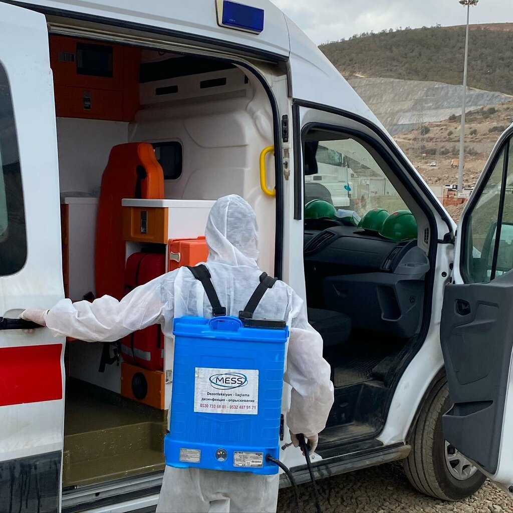 Disinfection, disinsection, deratization Mess Pest Control Headquarters, Ankara, photo