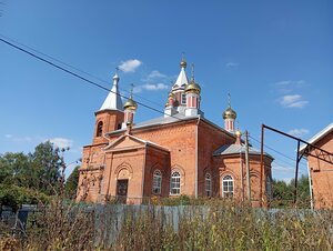 Tserkov Voskreseniya Slovushchego V Dolgom (Tula Region, Kireyevskiy rayon, selskoye poseleniye Borodinskoye, selo Dolgoye), orthodox church