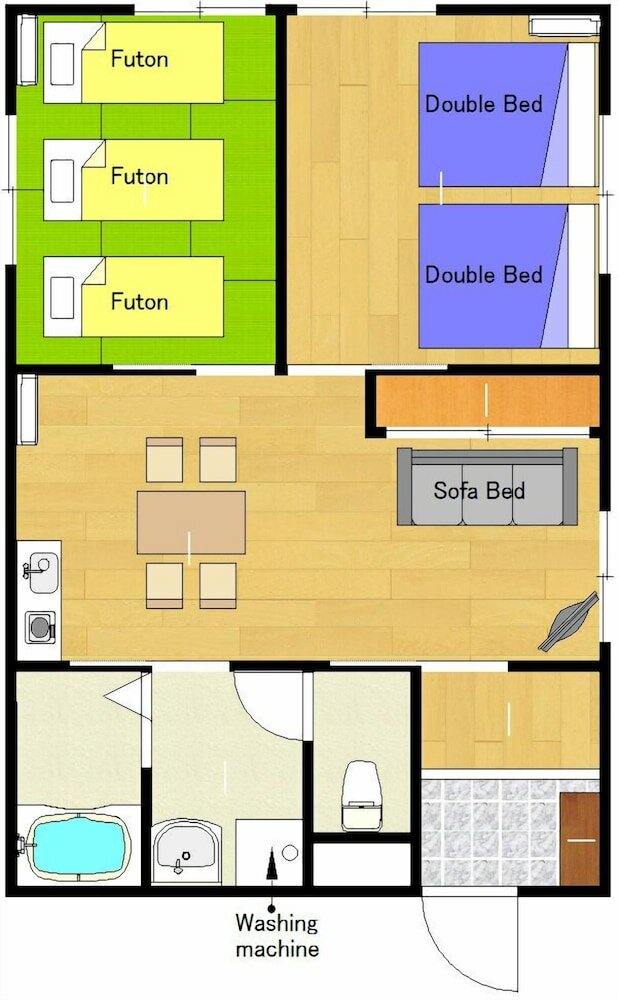 Фото Nagahori Hairu Dotonbori Condo