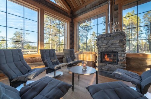 Гостиница Wilderness Hotel Nangu & Igloos в Лапландии