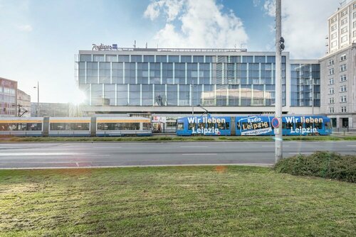 Гостиница Radisson Blu Hotel Leipzig в Лейпциге