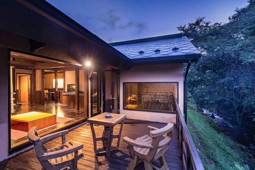 Гостиница Kurokawa Onsen Satonoyu Waraku