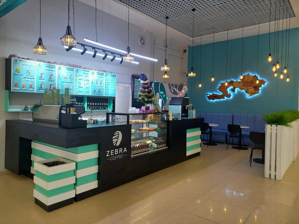 Coffee shop Zebra Coffee, Kokshetau, photo