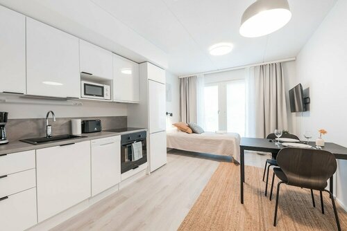 Гостиница Forenom Apartments Jyväskylä Vaasankatu в Ювяскюля