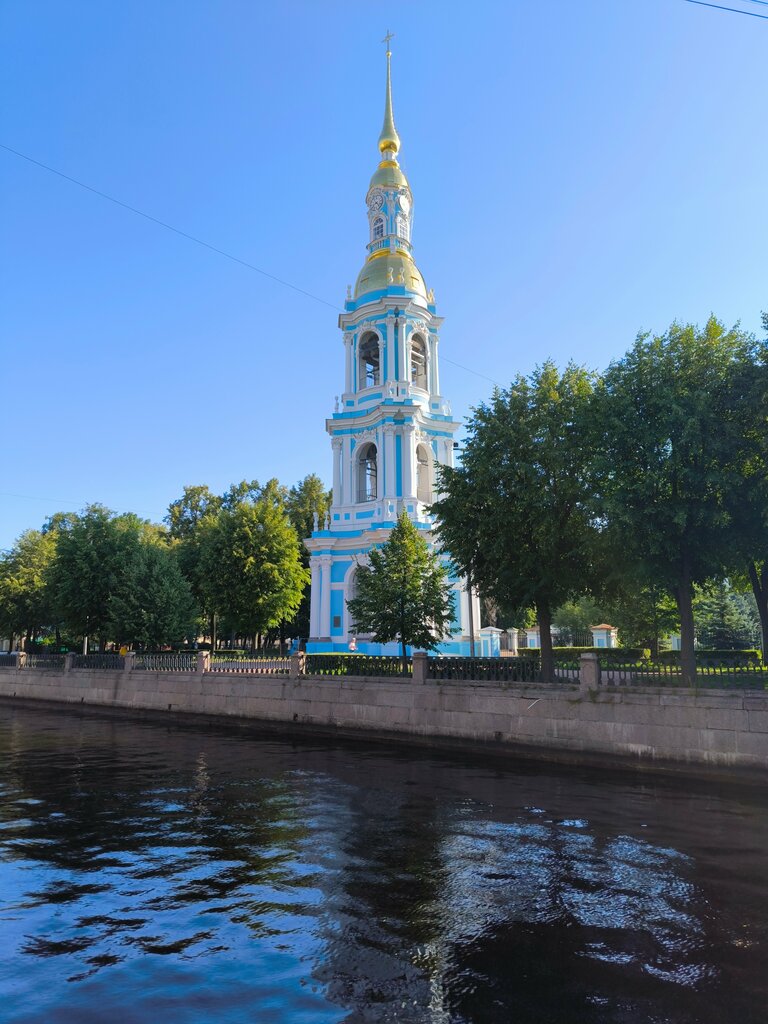 Landmark, attraction Bell Tower of St. Nicholas Cathedral of the Epiphany, Saint Petersburg, photo