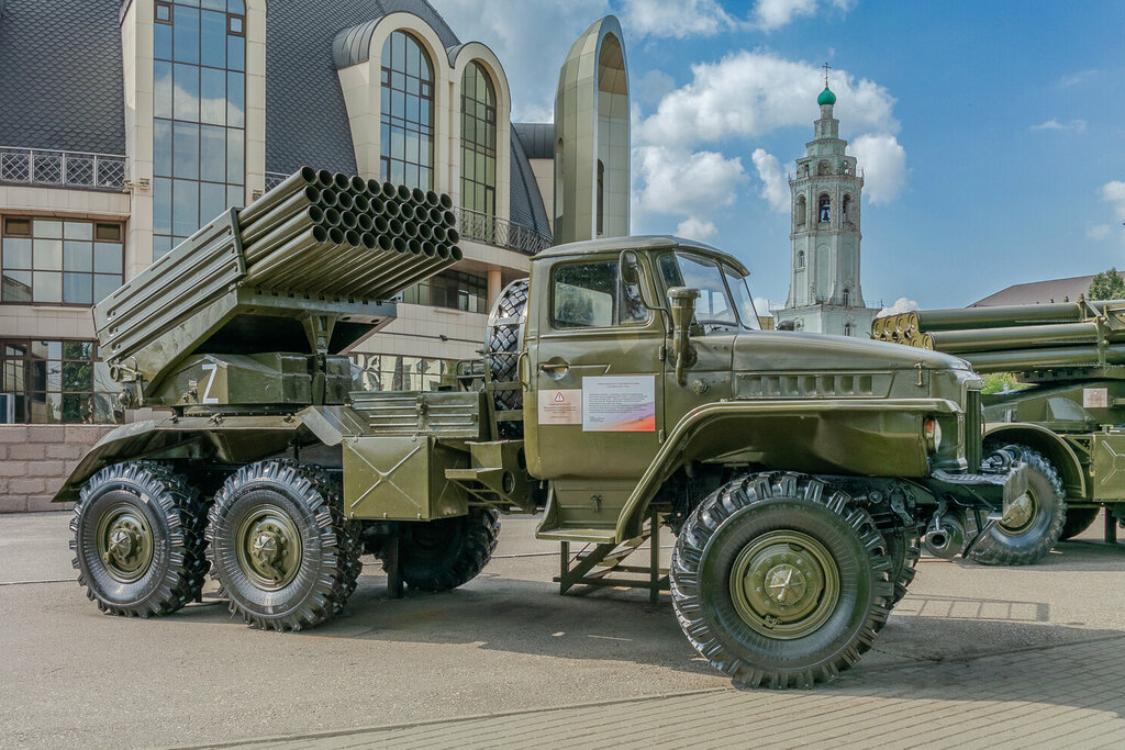 Monument to technology РСЗО БМ-21 Град, Tula, photo