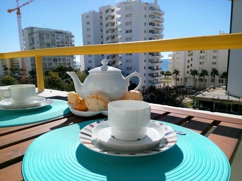 Гостиница T1 Sol 200m Praia Vista Mar Wi-fi