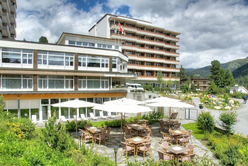 Внешний вид отеля Mountain Plaza Hotel в Давосе, фото 2