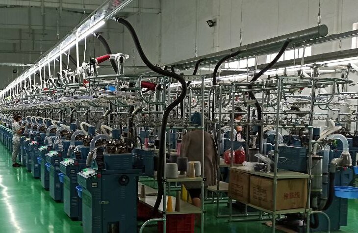 Hosiery production Q. P. Socks, Almaty, photo