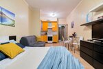 RentalSPb Studio with balcony (Pulkovskaya Street, 5), short-term housing rental