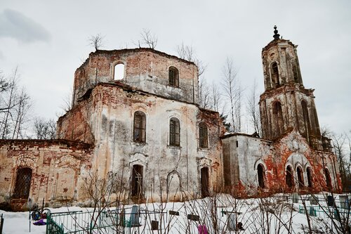 كنيسة أرثوذكسية Tserkov Rozhdestva Khristova V Rychmanovo ، مقاطعة تفير، صورة