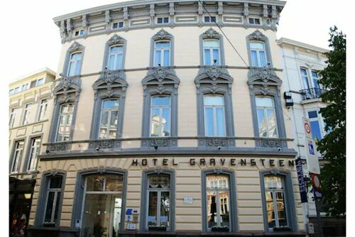 Внешний вид отеля Hotel Gravensteen в Генте, фото 1