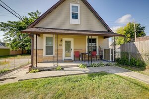 Гостиница Indianapolis Home w Porch - Close to Mile Square!