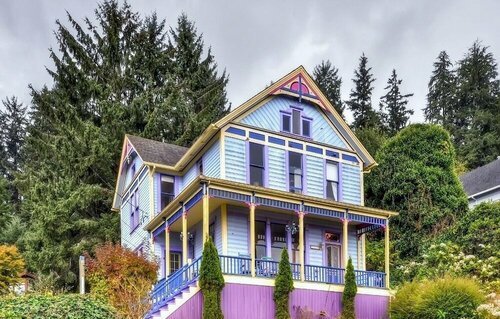 Гостиница 'astoria Painted Lady' Historic Apt w River View! в Астории