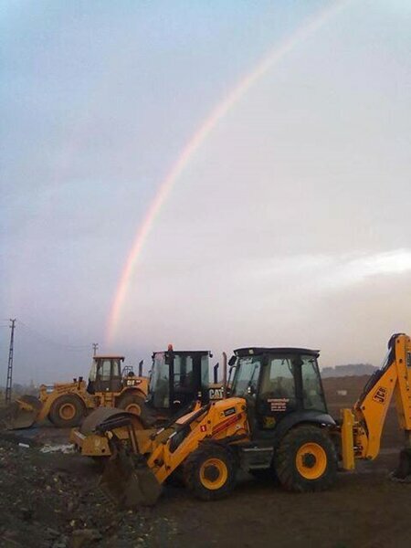 Demolition of buildings Koyuncuoglu Excavation, Kemalpasa, photo