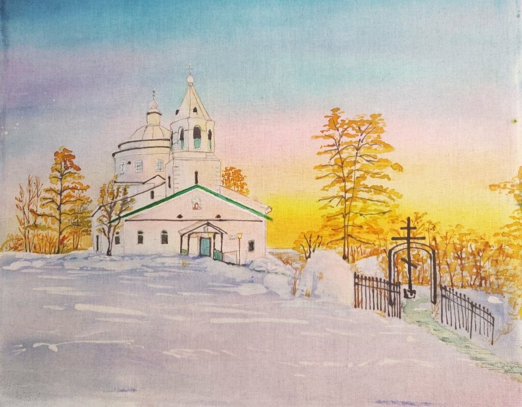 Iglesia ortodoxa Vozneseniya Gospodnya v Ybe Church, , foto