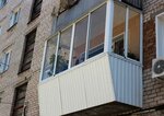 Ostekleniye balkonov (Prazhskaya Street, 13), glazing of balconies and loggias