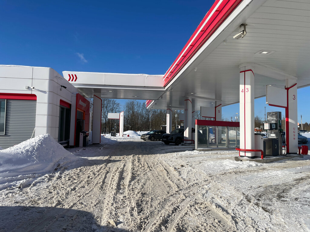 Gas station Lukoil, Chehov, photo