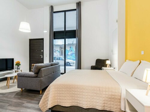 Апартаменты Sanders Home Suites-ground-fl Studio Wstreet View в Афинах