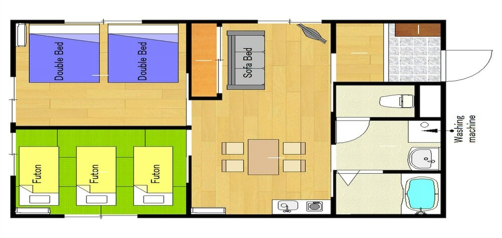 Фото Nagahori Hairu Dotonbori Condo