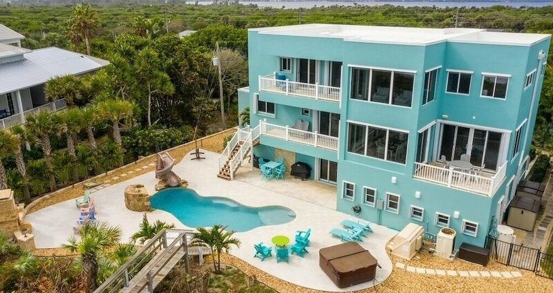 Гостиница Melbourne Beach Oceanfront Villa w Pool
