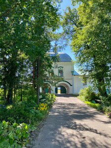 Tserkov Preobrazheniya Gospodnya V Nikolskom Tikhonovom Lukhovskom monastyre (Ivanovo Region, Lukhskiy rayon, selo Timiryazevo), orthodox church